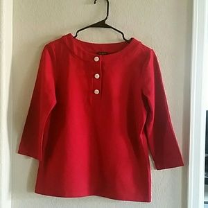 Red dressy top
